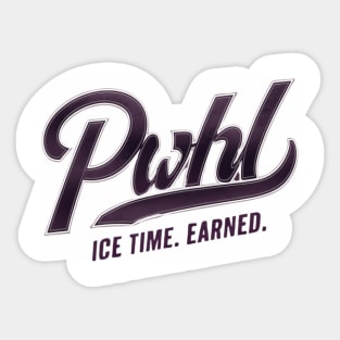 Minnesota PWHL Ice Time. Earned Sticker